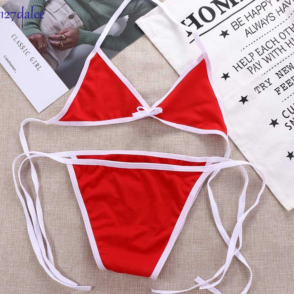 Bộ Bikini DaLee Màu Trơn Cho Nữ, Phù Hợp Đi Biển Mùa Hè