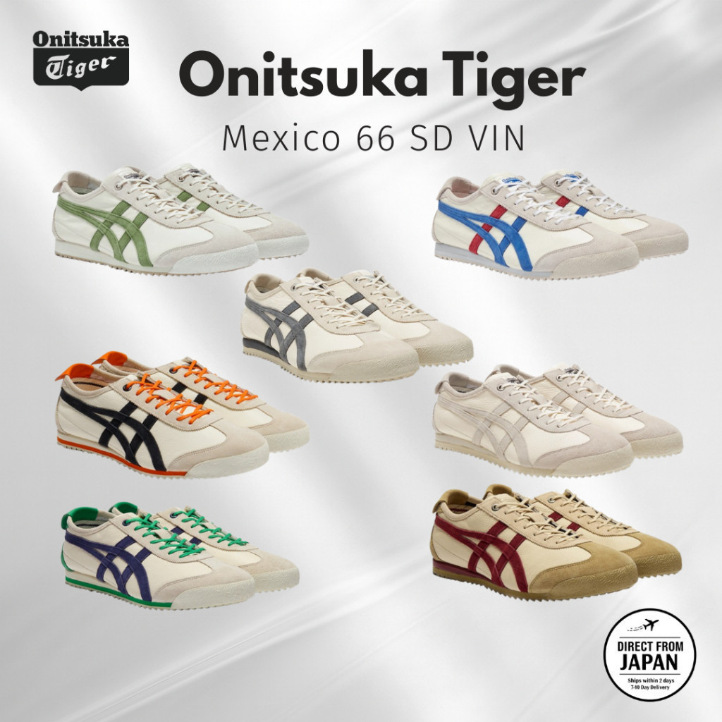 Onitsuka Tiger Mexico 66 SD VIN Da Lộn Lót Trực Tiếp Nhật Bản WBCV IEV1