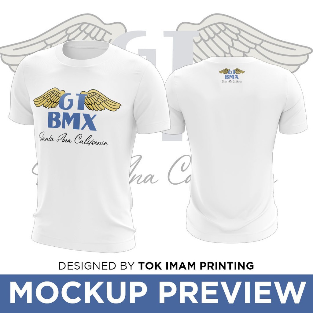 Áo sơ mi Gt Wing Bmx Thiết kế mới Áo thun thăng hoa Unisex In đầy đủ