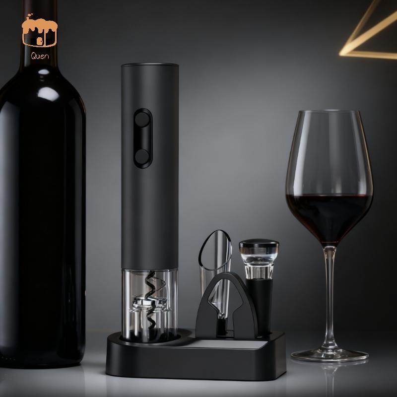 Electric Wine Opener for Bottle Opening Ergonomic Handle Rechargeable Corkscrew