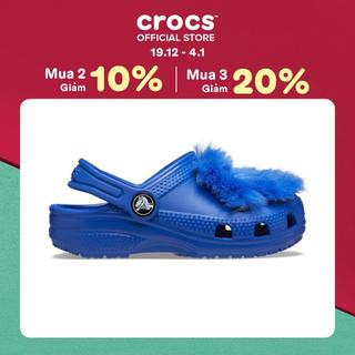  Giày Clog Trẻ Em Crocs Toddler Classic I Am Monster - Blue Bolt 