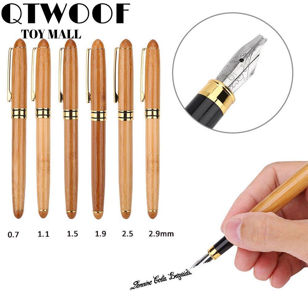 QTWOOF 0.7mm-2.9mm Broad Stub Art Writing Fine Nib Văn phòng phẩm