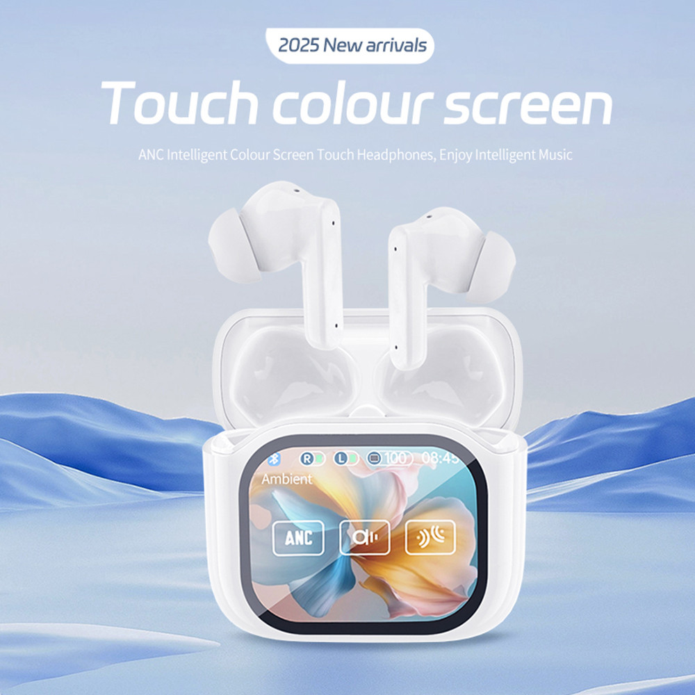 JM19 Touchscreen Translation Earphones Travel Business Bluetooth Earphones