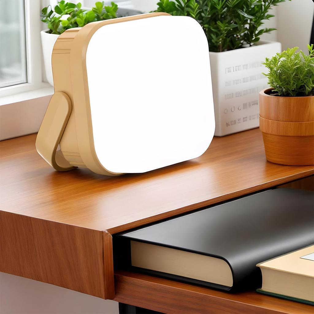 Camping Light Portable Rechargeable Camping Light Dimmable 180 Degree Rotation 3-Mode Waterproof Nig