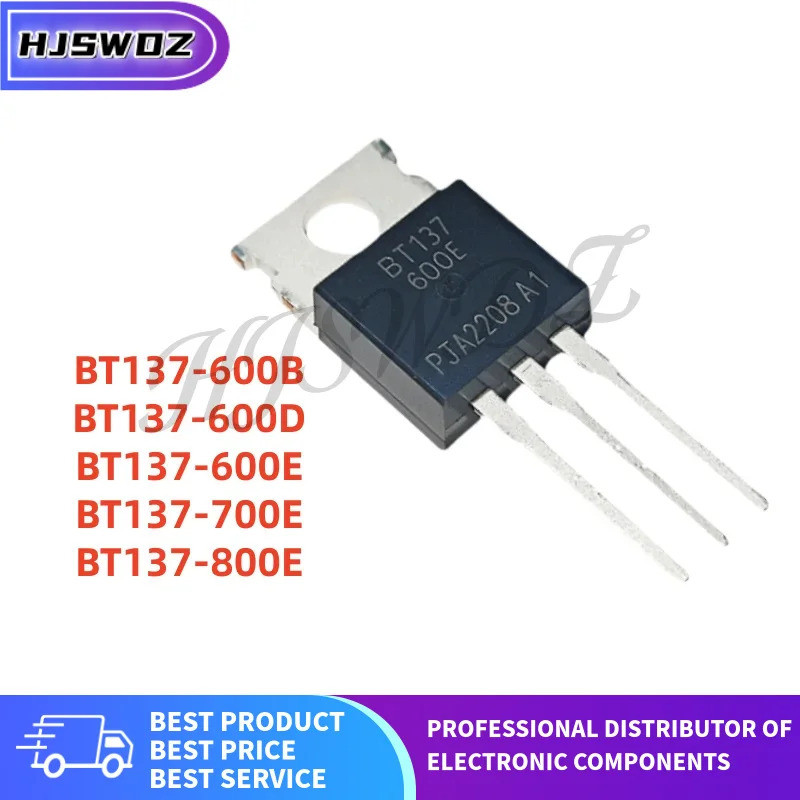 5 CÁI BT137 BT137-600E BT137-700E BT137-800E BT137-600B BT137-600D BT137 TO-220 Transistor hiệu ứng 
