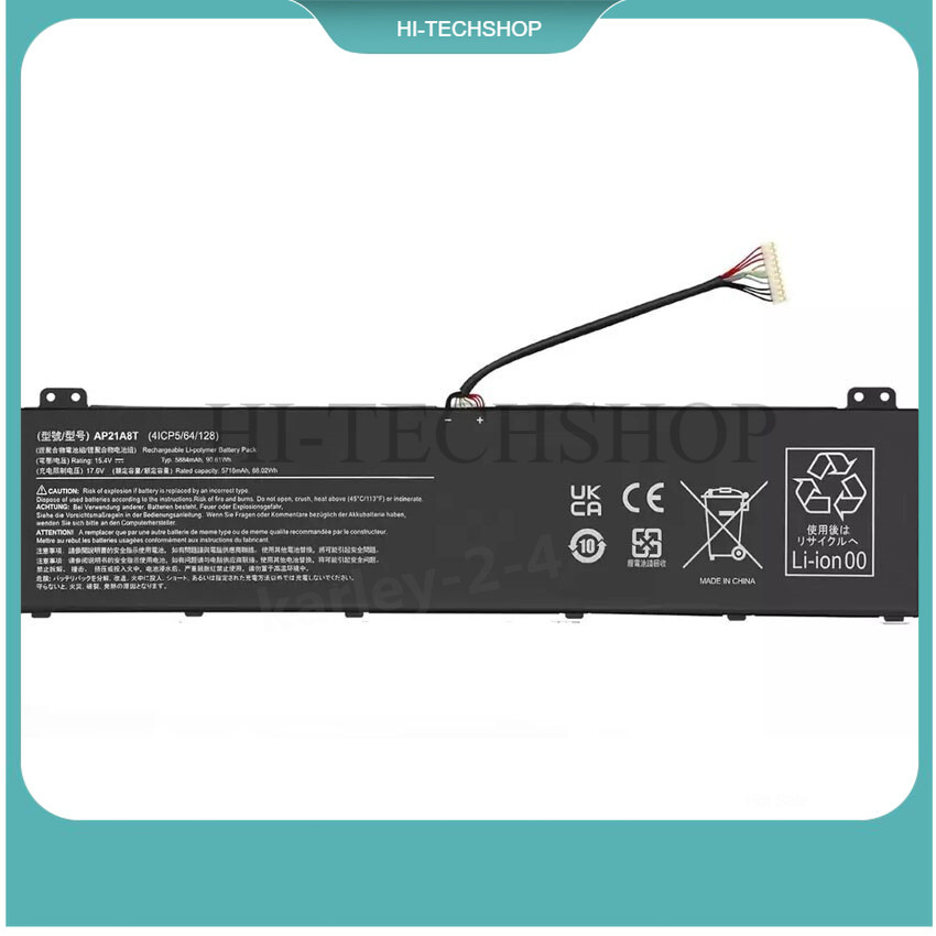 ⭐ ⭐ [ZIN] Pin Battery Laptop Acer Nitro 16 AN16-41 AN16-51 AP21A8T AP21A7T AP21A5T KT0040G014
