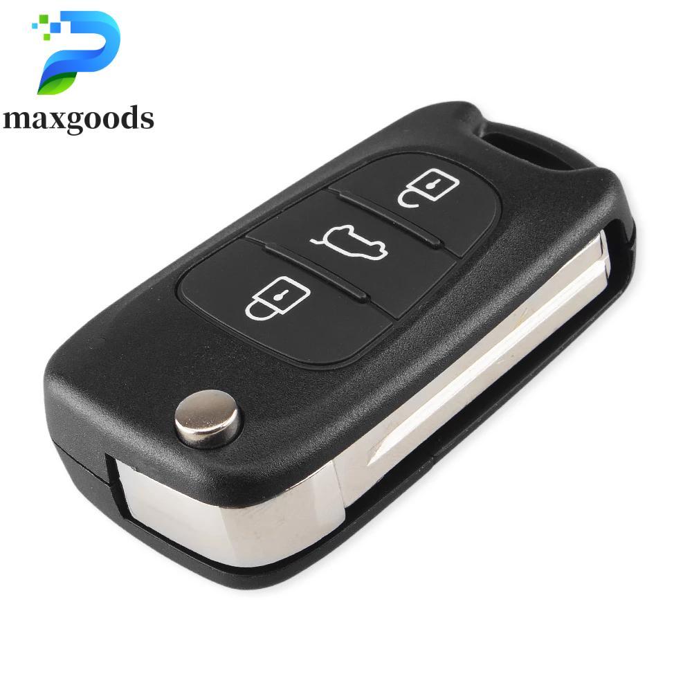 maxgoods MAXGOODS Chìa Khóa Xe Ô Tô Thay Thế Phụ Kiện Xe Hơi Cho Kia K2 K5 Dành Cho Xe Hyundai Cho Rio 3 Cerato 3 Nút