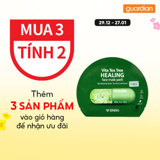  Mặt Nạ Tràm Trà Hỗ Trợ Thải Độc Da Giảm Mụn Vita Tea Tree Healing Face Mask Pack BNBG 30ml 