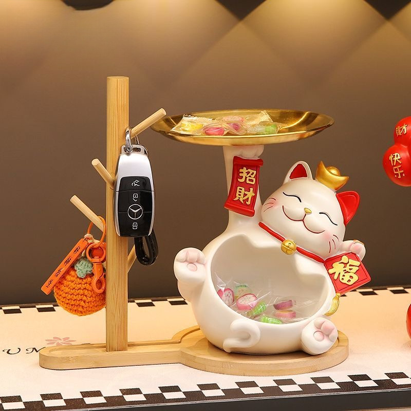 mèo thần tài trang trí phòng trang trí phòng ngủ đồ trang trí bàn làm việc đồ trang trí bàn học đồ t