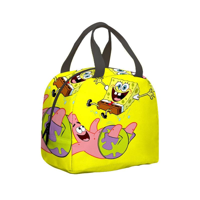 SpongeBob SquarePants Gói Cơm Trưa Hoạt Hình Anime Sinh Viên Cách Nhiệt Hộp Cơm Trưa 002
