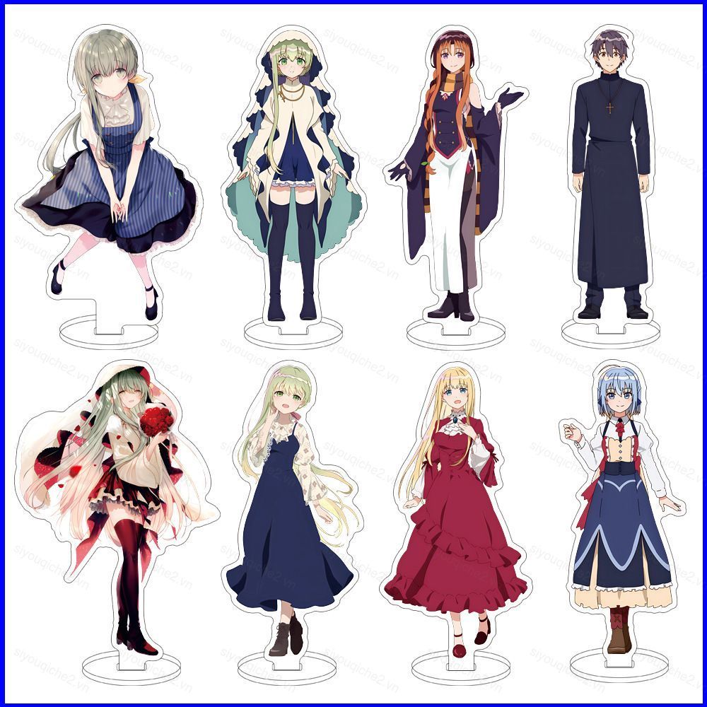 SV Saint Cecilia và Mục Sư Lawrence Hình Anime Đồ Chơi Mô Hình Giá Đỡ Đĩa Cecilia Lawrence Trang Trí