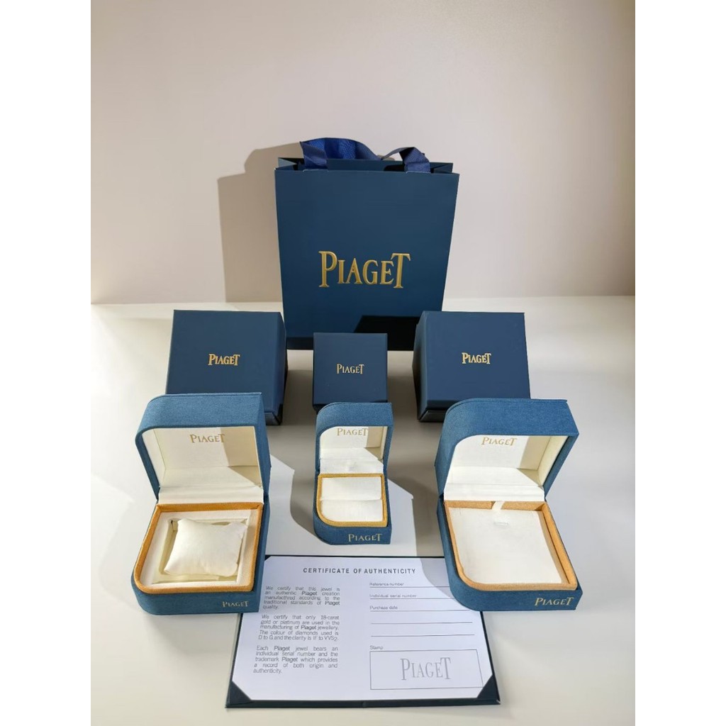 Piaget Phiên Bản Vàng Hộp Bao Bì Trang Sức Chúa Phiên Bản Mới Hộp Nhẫn Bao Bì Quà Tặng Vàng [cxSE]