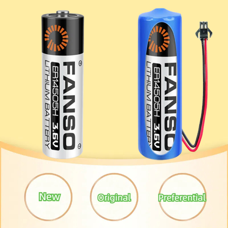 Pin FANSO ER14505H chính hãng 2024, Đồng hồ đo nước thông minh 3.6V, Kiểm soát đếm dòng chảy, Bộ mã 