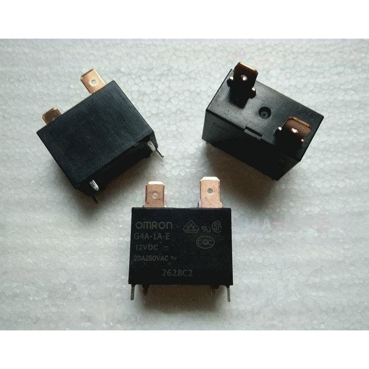 ((1 cái) Phụ tùng điện tử G4A-1A-E G4A-1A-E-CN 12VDC Rơle nguồn Omron 20A Rơle 4 chân