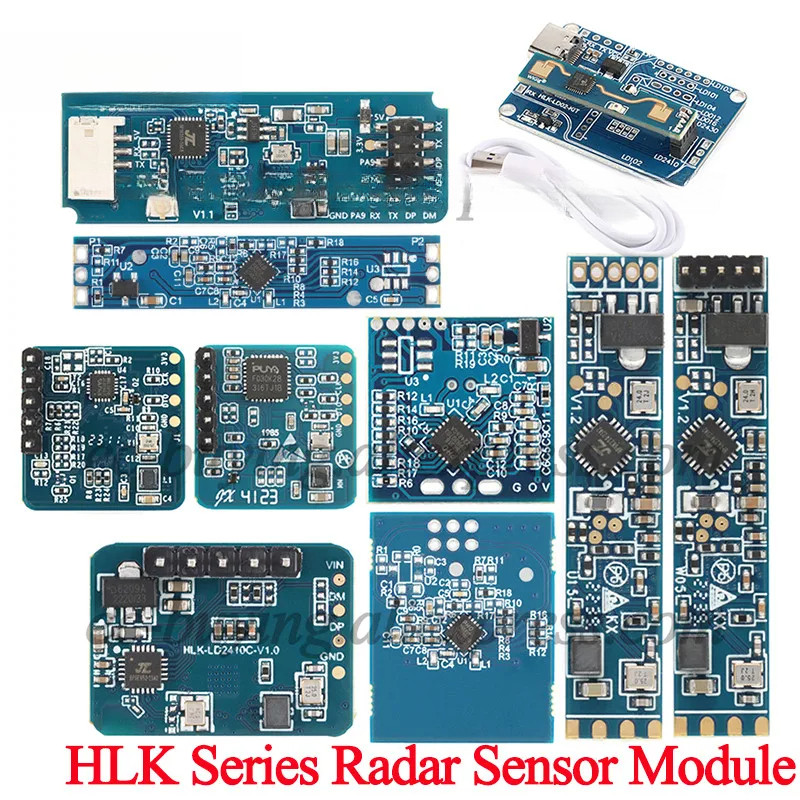 1-2 Cái HLK-LD2410 LD2410B LD2410C LD2450 LD1030 LD1020 LD2411 FMCW MM Millimeter Sóng Chuyển động H