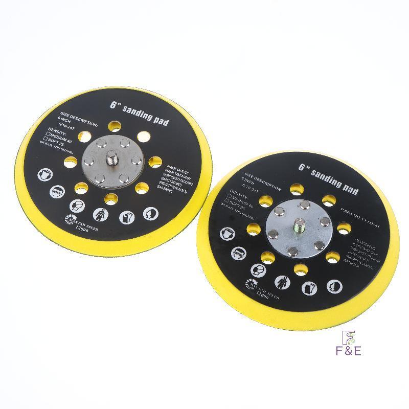F & E 6 Inch 17 Lỗ Sander Baing Pad Cho Makita BO6030 BO6040 Cho Festool RO1 ES150 ET2 ES / ETS 150 