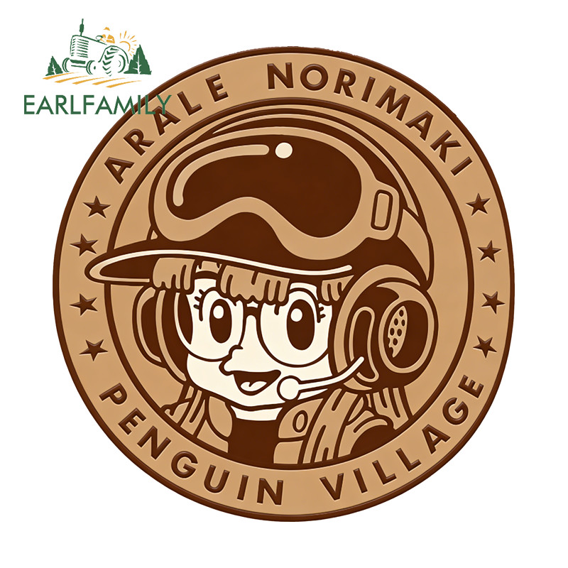 EARLFAMILY Arale Norimaki Ký Xe Dán Kính Chắn Gió Phía Sau Xe Máy Ván Lướt Sóng Ốp Lưng Thân Decal C