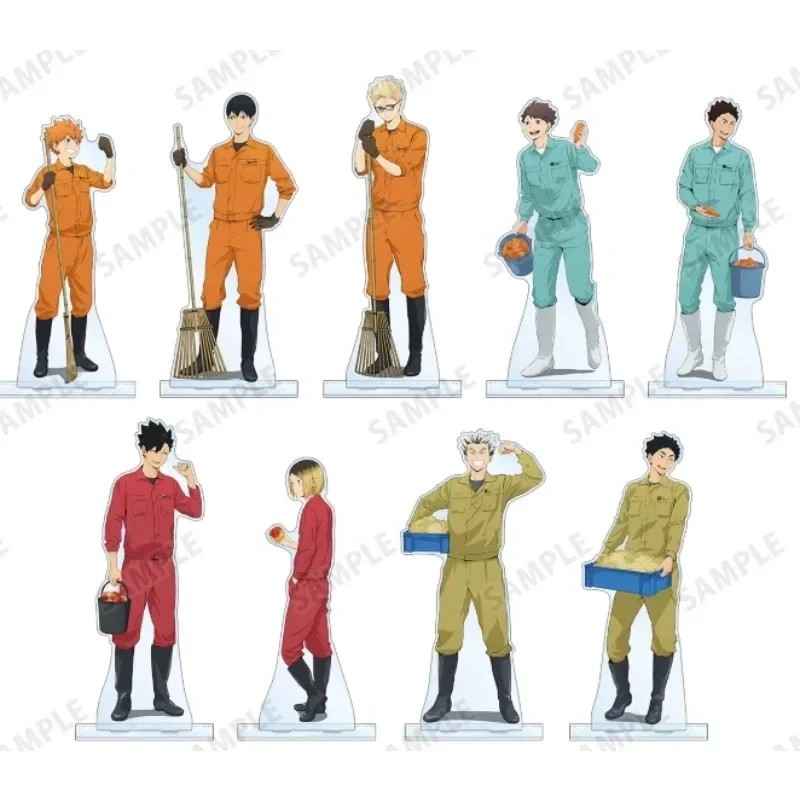 Standee anime Haikyuu Vua Bóng Chuyền mô hình mica Hinata Kageyama Tsukishima Kuroo Kenma Bokuto Oik
