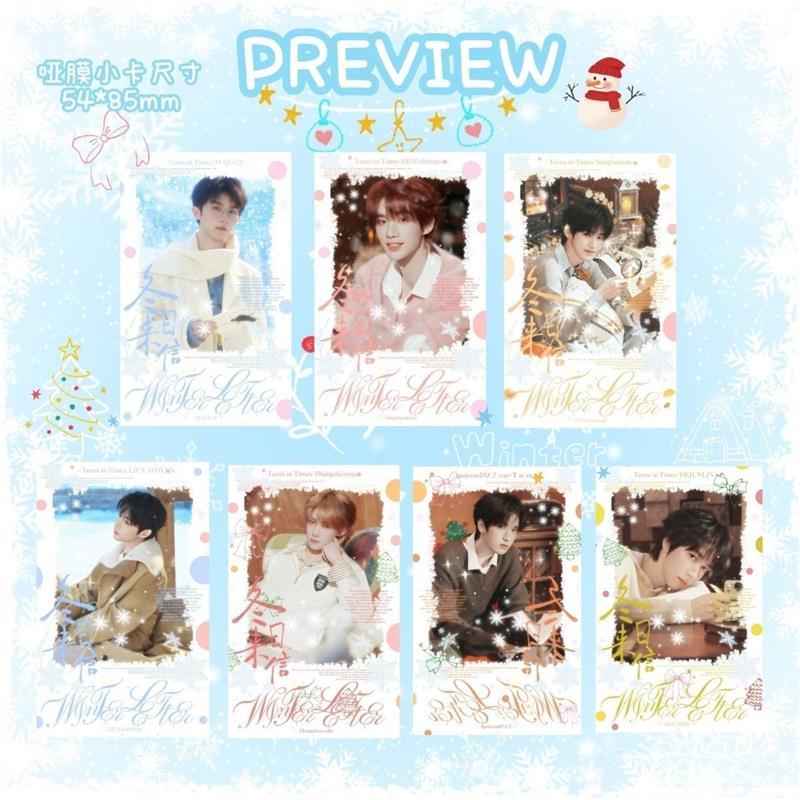TNT Times Youth League Thư Mùa Đông Photocard Giá Rẻ Love Bean Out Thẻ Ngoại Tuyến Quà Tặng Nhỏ TNT 