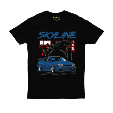 R34- Áo thun Skyline Gtr Jersey