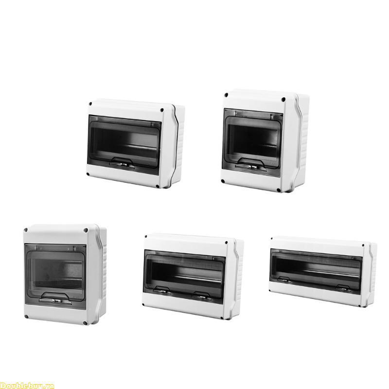 Doublebuy 3 5 8 12 18Ways Hộp bảo vệ phân phối điện chống nước Hộp phân phối ngắt mạch ngoài trời Dễ
