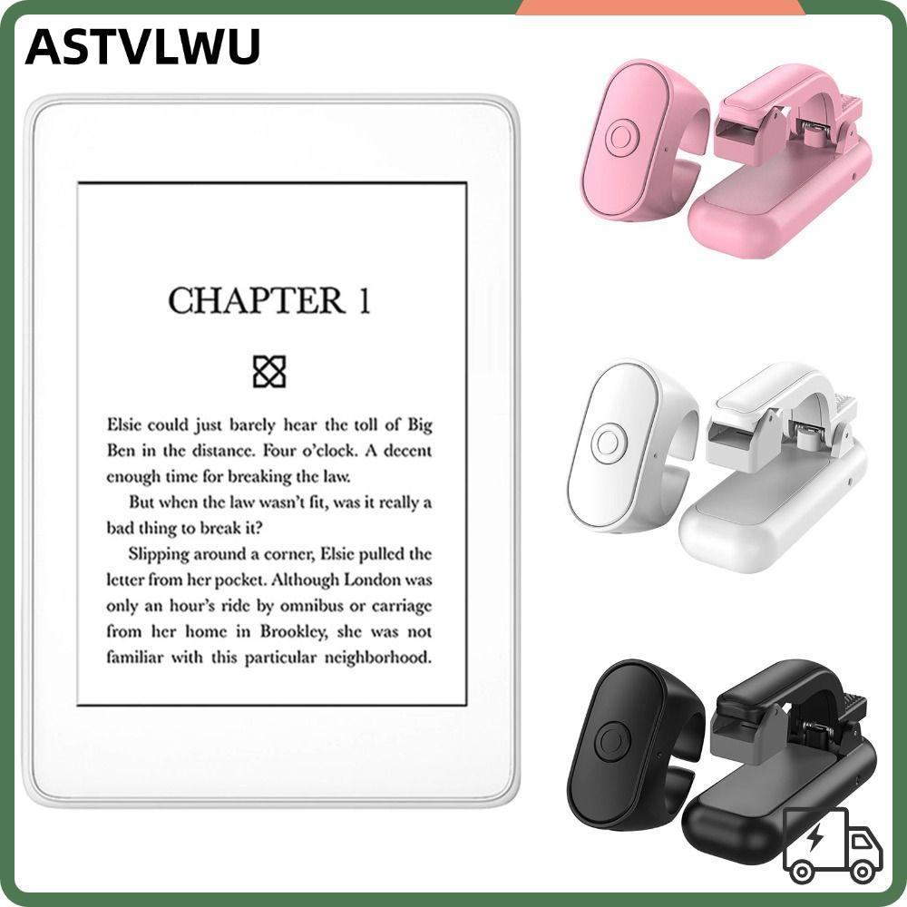 ASTVLWU Page Turner Remote, ABS Nhẹ E-book Page Turner, Remote 2 Trong 1 Record Triggers cho Kindle 