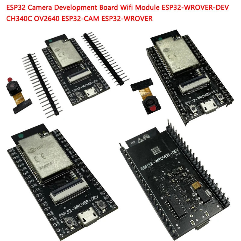 Bảng phát triển máy ảnh ESP32 Mô-đun Wifi ESP32-WOV-DEV CH340C OV2640 ESP32-CAM ESP32-WOVVER