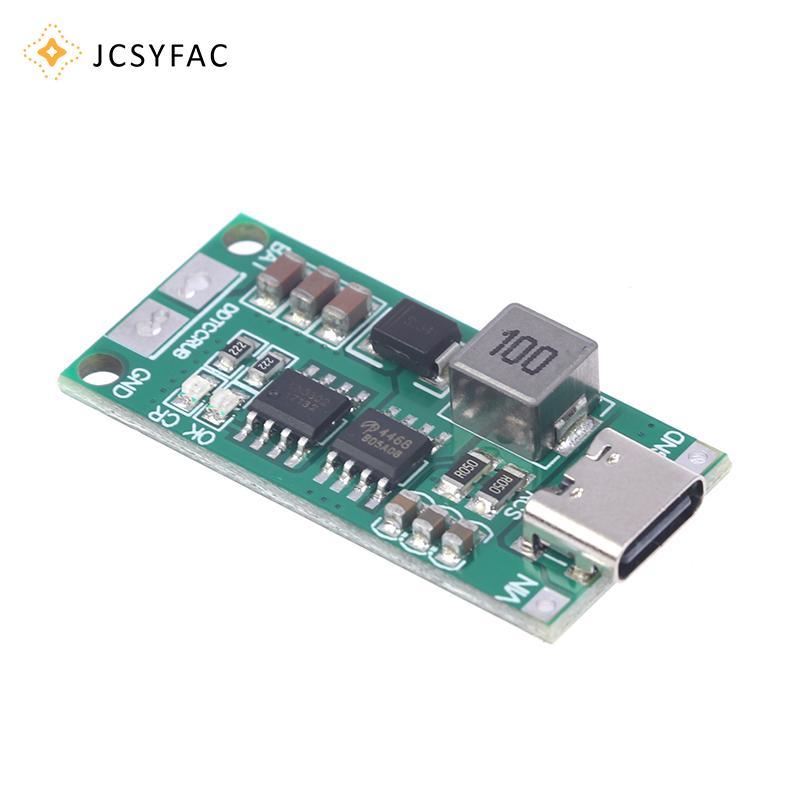 JCSYFAC Loại C BMS 2S 3S 4S 1A 2A 4A 18650 Bảng Sạc USB C Mô Đun Mới