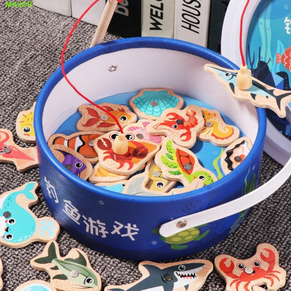 MAXOR Đồ Chơi Câu Cá, Đồ Chơi Câu Cá Đại Dương Đồ Chơi Câu Cá Nhận Thức Trò Chơi Cá, Bé Đại Dương Cá