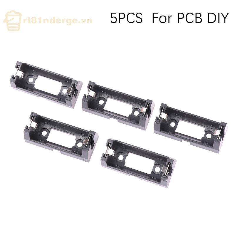 Ge 5 Chiếc Cắm CR123A Pin 16340 Hộp Pin LIR123A Hộp Bảo Quản Pin CR123A Vỏ Pin Cho PCB DIY n