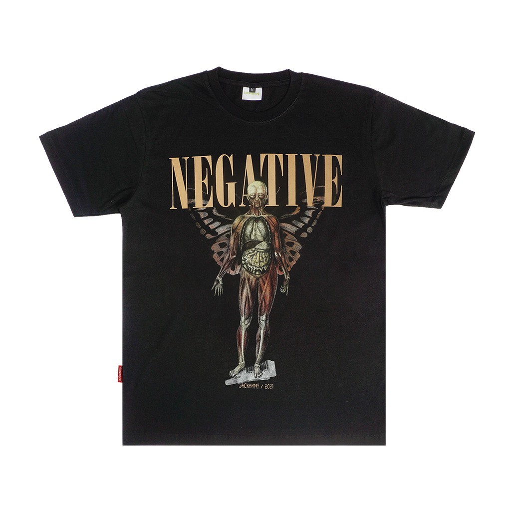Jackarmy - Tshirt Negative Cotton Combed 24s