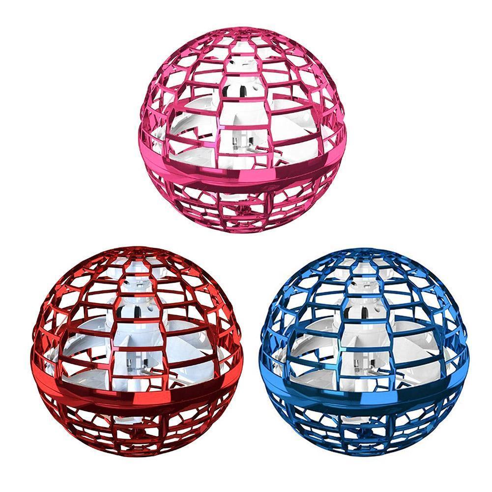 Thắp sáng UFO Cảm ứng Boomerang Ball Trẻ em Sinh nhật Cha mẹ Trẻ em Đồ chơi tương tác