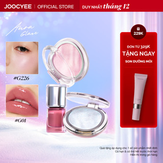   MUA 1 TẶNG 1  Aura Joocyee Phiên Bản Giới Hạn Phấn Má Hồng tự nhiên bắt sáng ánh ngọc trai lấp lánh Phấn Highlight bóng mướt tự nhiên không gây mốc nền bền màu suốt 24H Son bóng Luminiuos căng bóng dưỡng ẩm không gây nặng môi lấp lánh chỉ 1 lần chạm 