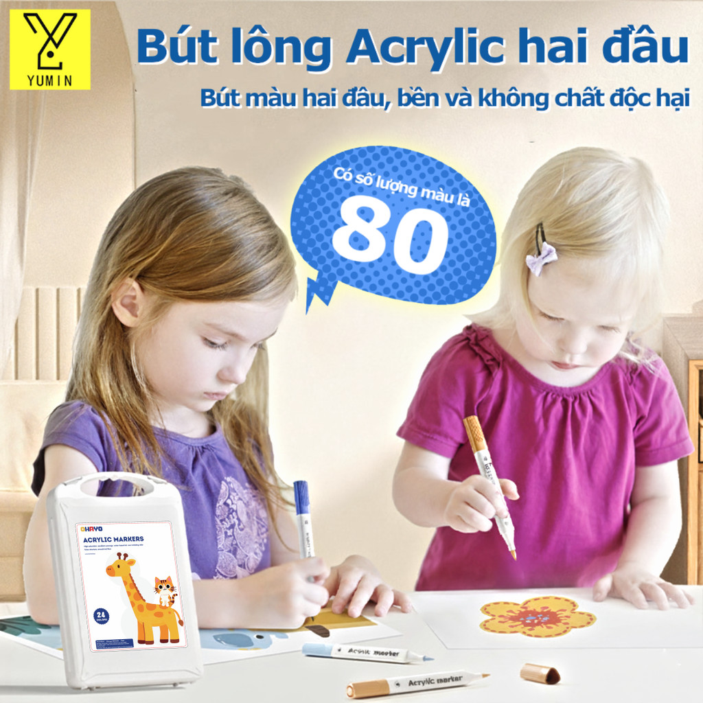 Bút Brush, Bút Đánh Dấu Hai Đầu, Viết Tiêu Đề Fineliner, Brush Markers Highlighter Có Thể Giặt Được 