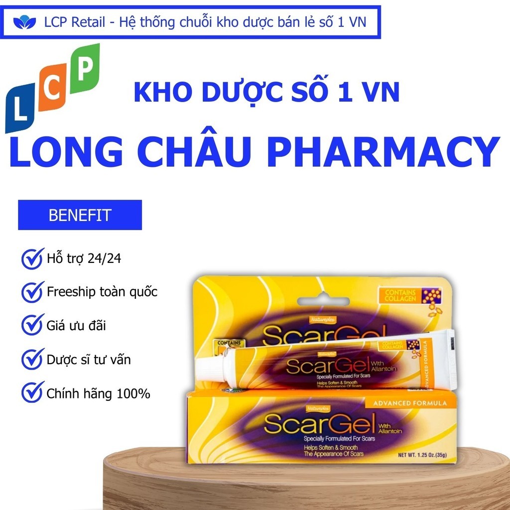 Gel bôi Natureplex Scargel hỗ trợ làm mờ vết sẹo, dưỡng ẩm da (35g)