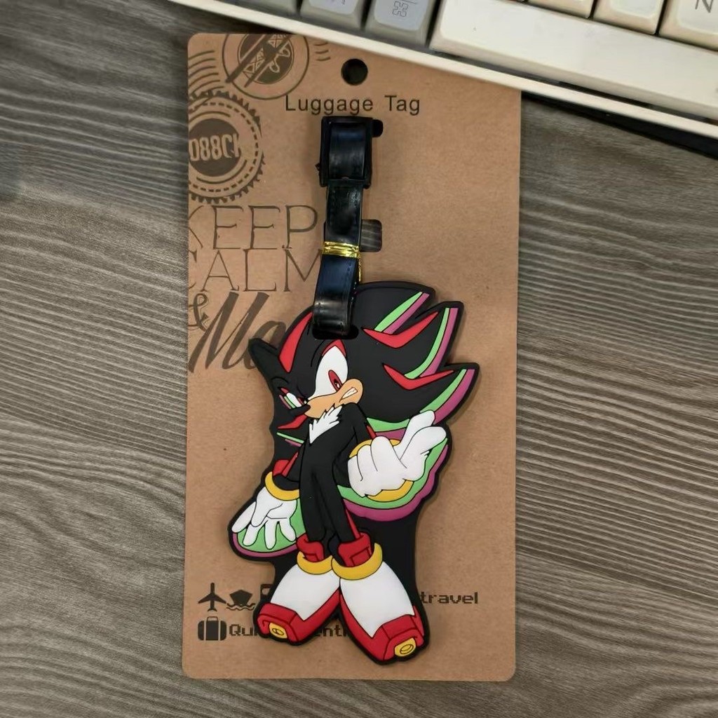 MSZY Travel Essential Boarding Pass Hedgehog Kid Sonic Mouse Sonic Thẻ hành lý