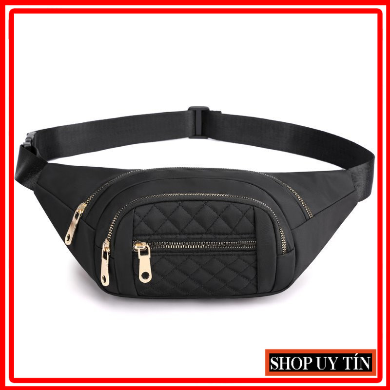 Túi Đeo Chéo Hông Thời Trang, Túi đeo bụng Chất liệu Vải Dệt Cao cấp Chống Nước.