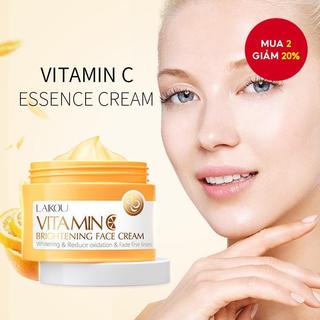  Laikou Kem Dưỡng Da Mặt vitamin c Làm Sáng Da Loại Bỏ Tàn Nhang 25g 
