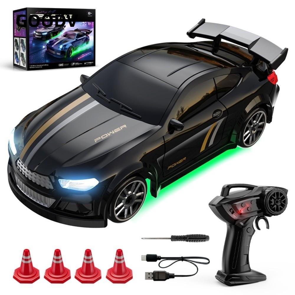 GOODV Drift RC Model Car, E84 E85 ESP System RC Racing Car, tỷ lệ 1 / 64 Để Bàn Chơi 2.4Ghz 4WD RC X