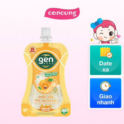 Gennest Nước Yến Trái Cây Trẻ Em Hương Cam