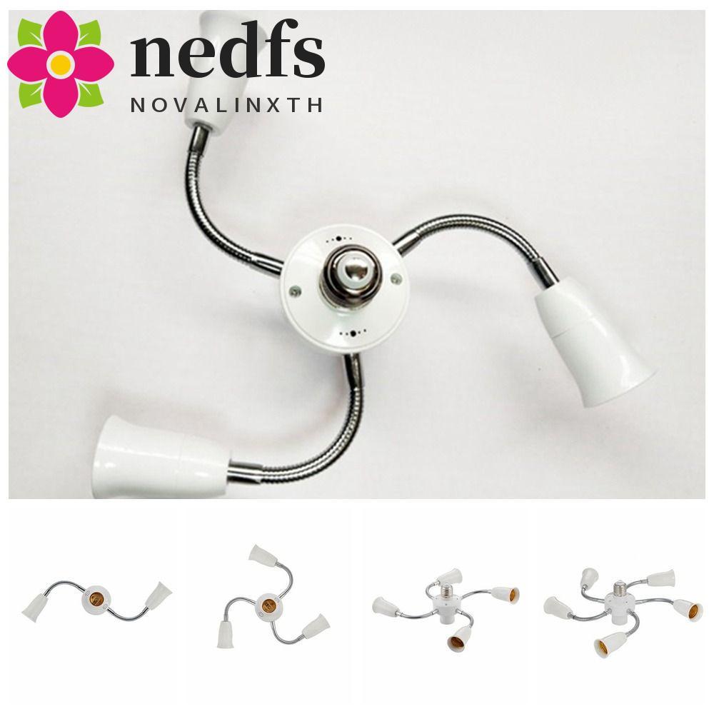 Bộ chia ổ cắm đèn NEDFS E27, Bộ chuyển đổi bóng đèn có ống nối dài Bộ chuyển đổi giá đỡ đèn E27, bền