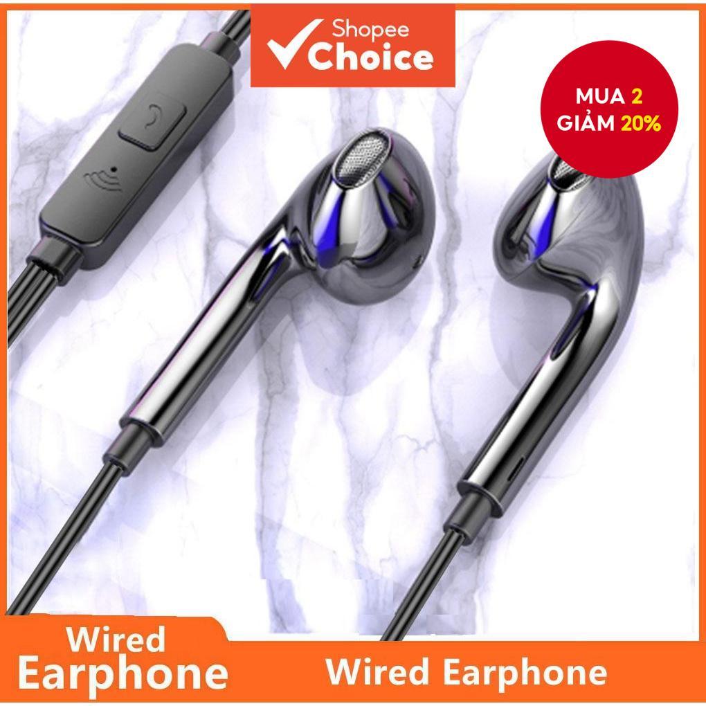 Tai nghe XINRAN Có dây khử tiếng ồn Eerphones Micro trong tai Tai nghe điều khiển âm lượng Điện thoại Android Giảm tiếng ồn