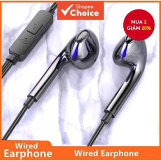 Tai nghe XINRAN Có dây khử tiếng ồn Eerphones Micro trong tai Tai nghe điều khiển âm lượng Điện thoại Android Giảm tiếng ồn