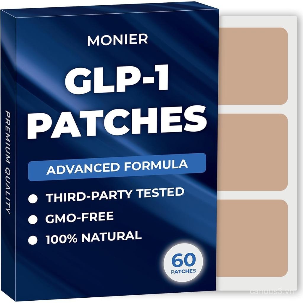 Miếng dán MONIER GLP-1 dành cho nữ và nam giới | Miếng dán GLP1 với Berberine, L-Glutamine, Garcinia