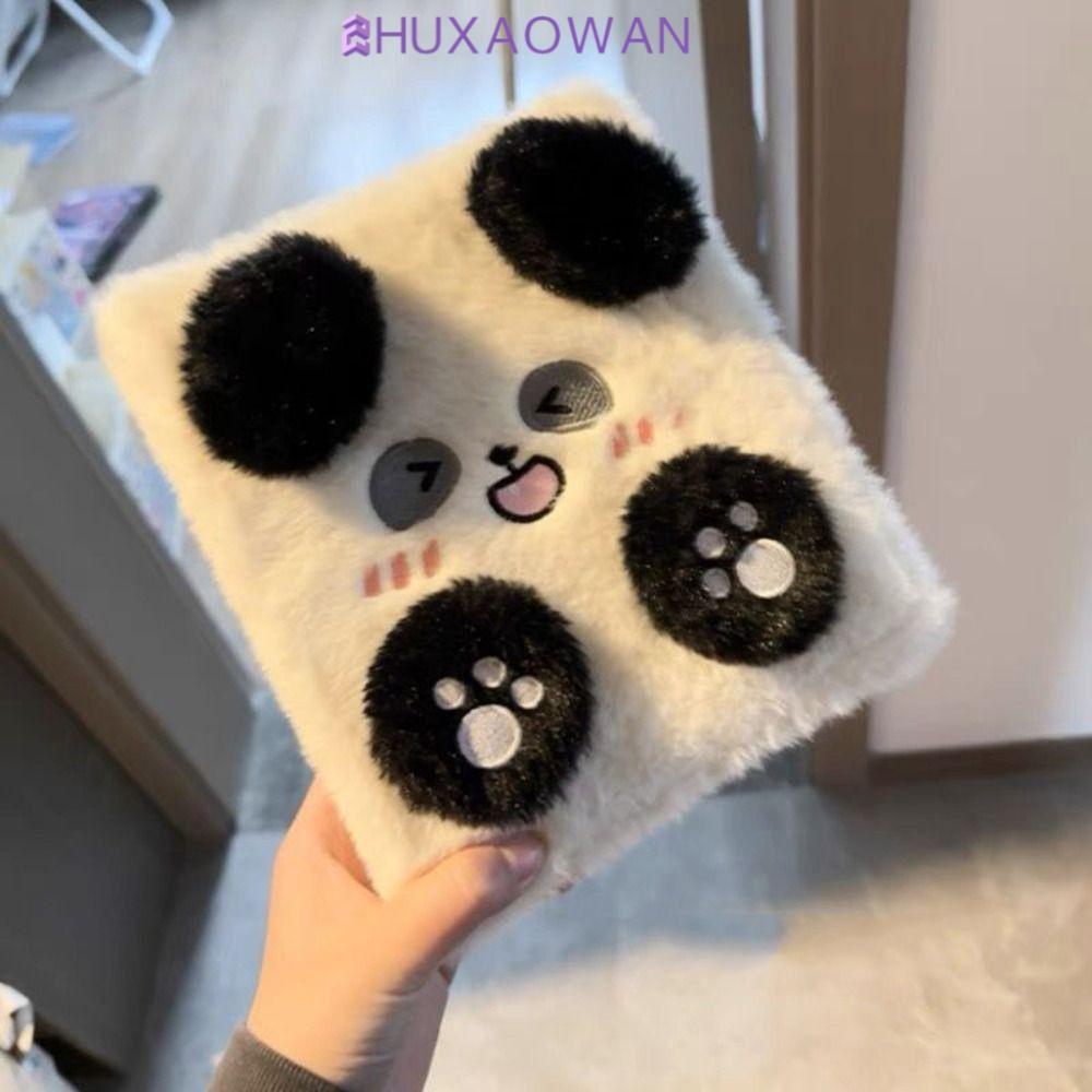 ZHUXAOWAN Thu thập Album Notebook, A6 Plush Puppy Plush Binder Photocard Holder, Kawaii Cartoon Dog 