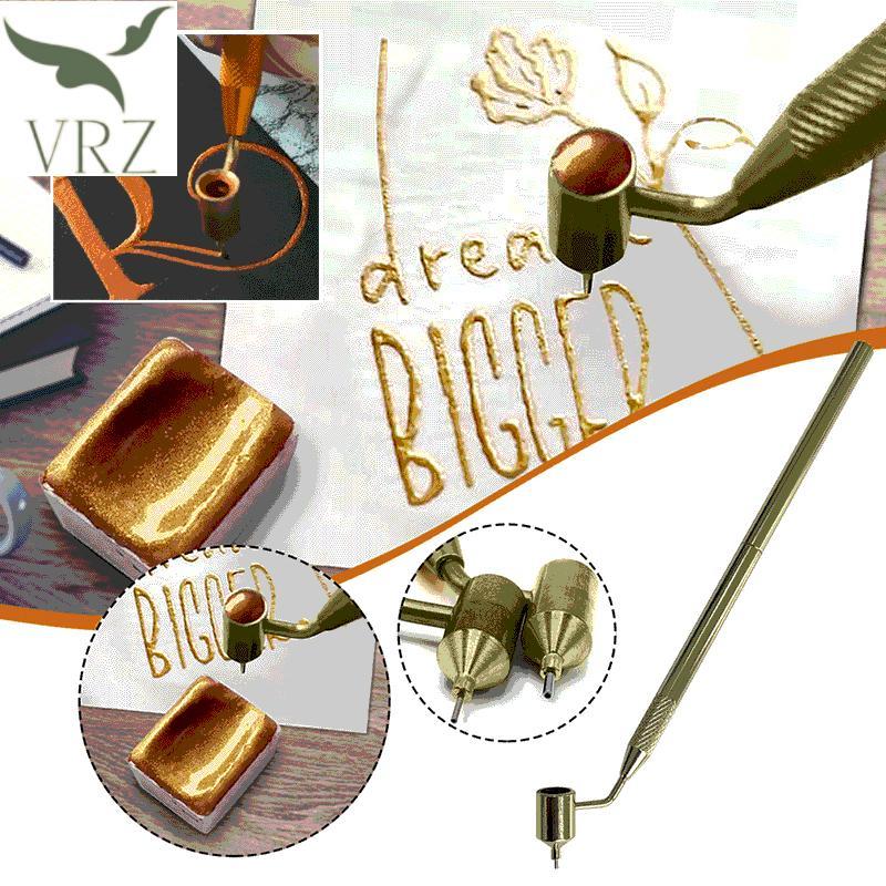 VRZ Slanting Fine-line Paint Pen Fluid Writer Pen Writer Paint Applicator Pen HOT