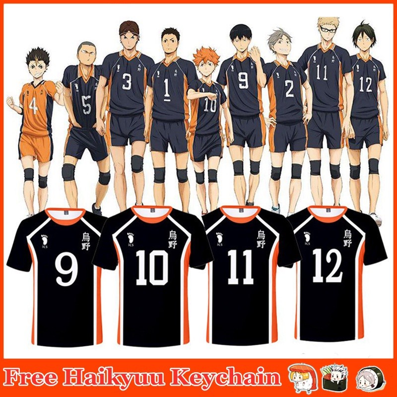 Áo cosplay Haikyuu nhân vật Hinata Shoyo - Trang phục Halloween