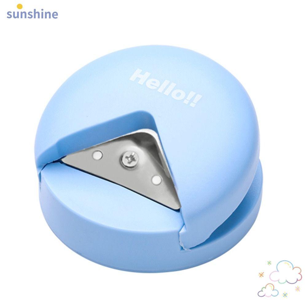 SSUNSHINE R4 Corner Rounder, Mini Paper Punch R4 Fillet Cutter, Thẻ Nhựa Di Động Cắt Tròn DIY Paper 