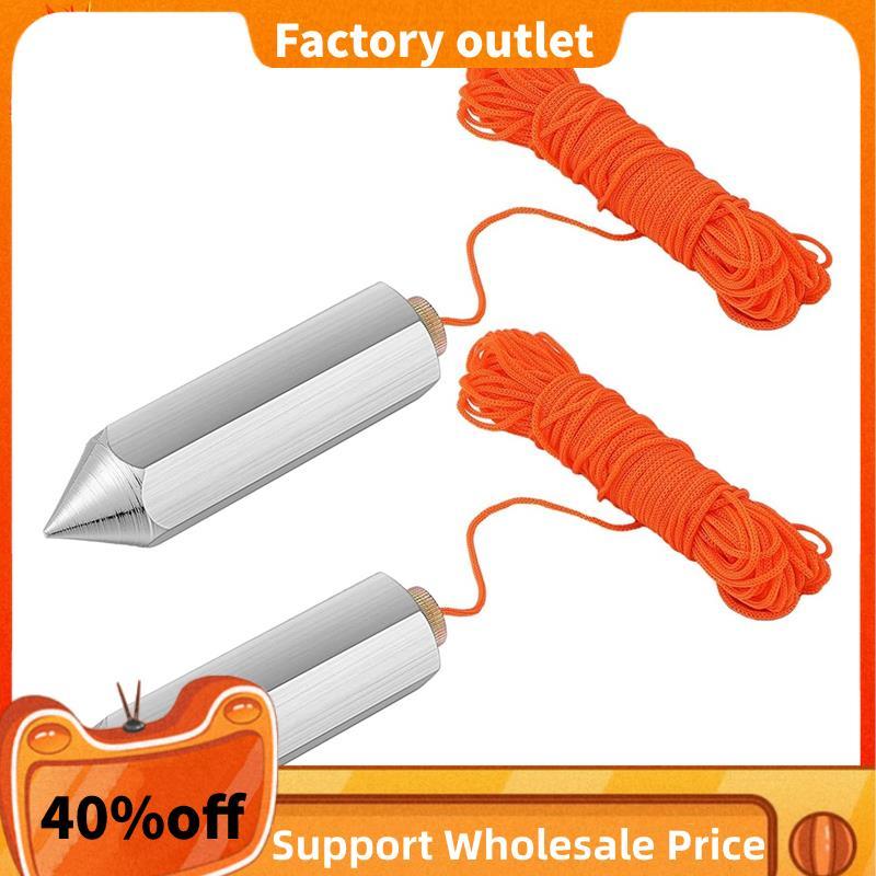 2 Chiếc Lục Giác Thép Plumb Bob790-8, 8 Ounce Plumb Hợp Kim Thép Plumb Xây Dựng Đo Búa Thủ Công Plum