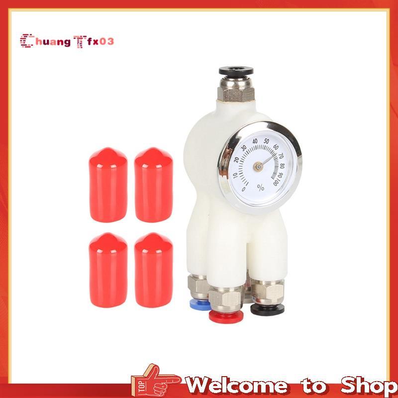 [Chuangtfx03] Bộ chuyển đổi PTFE 4 trong 1 AMS Kết nối 4 chất liệu mô-đun ăn Cổng mở rộng ống cho X1